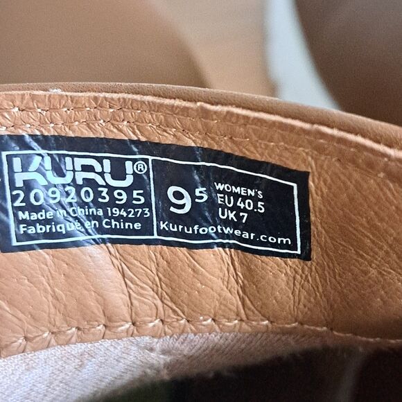 KURU FLEX Astra Womens 9.5 Brown Leather Chelsea Boots Comfort Arch Support - Picture 4 of 10